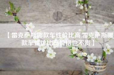 【雷克萨斯哪款车性价比高,雷克萨斯哪款车性价比高价格也不贵】