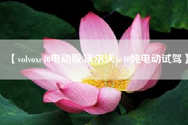 【volvoxc40电动版,沃尔沃xc40纯电动试驾】