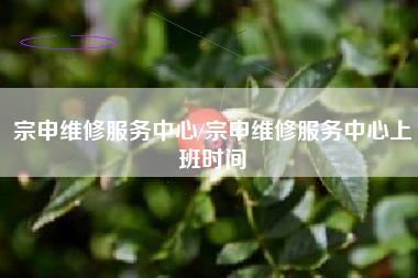 宗申维修服务中心/宗申维修服务中心上班时间