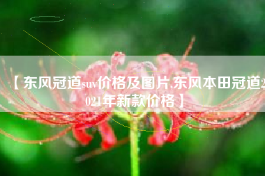 【东风冠道suv价格及图片,东风本田冠道2021年新款价格】