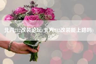 北汽212改装论坛(北汽212改装能上路吗)