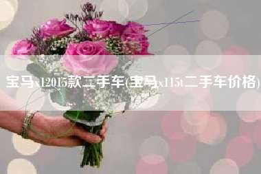 宝马x12015款二手车(宝马x115t二手车价格)